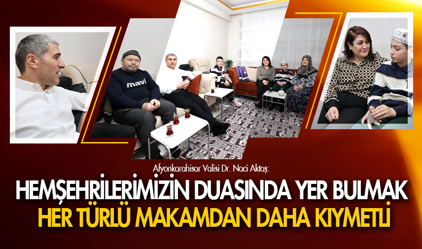 Ramazan’ın bereketini Yılmaz ailesi ile paylaştı